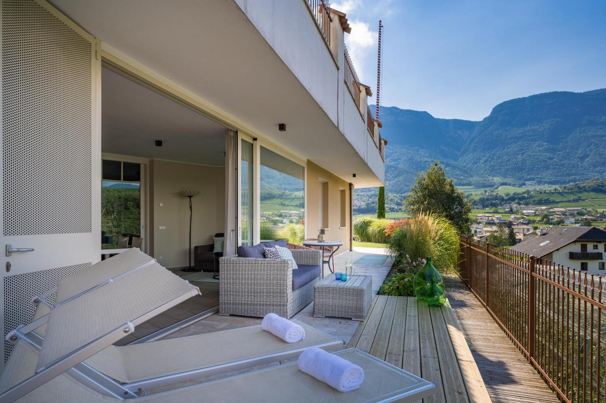 Ferienwohnung Landhaus Antonius Eppan an der Weinstraße Exterior foto